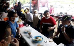 Akhir Pekan, Appi Ngopi Santai Bareng Sandiaga Uno Hingga Agus Arifin Nu'mang