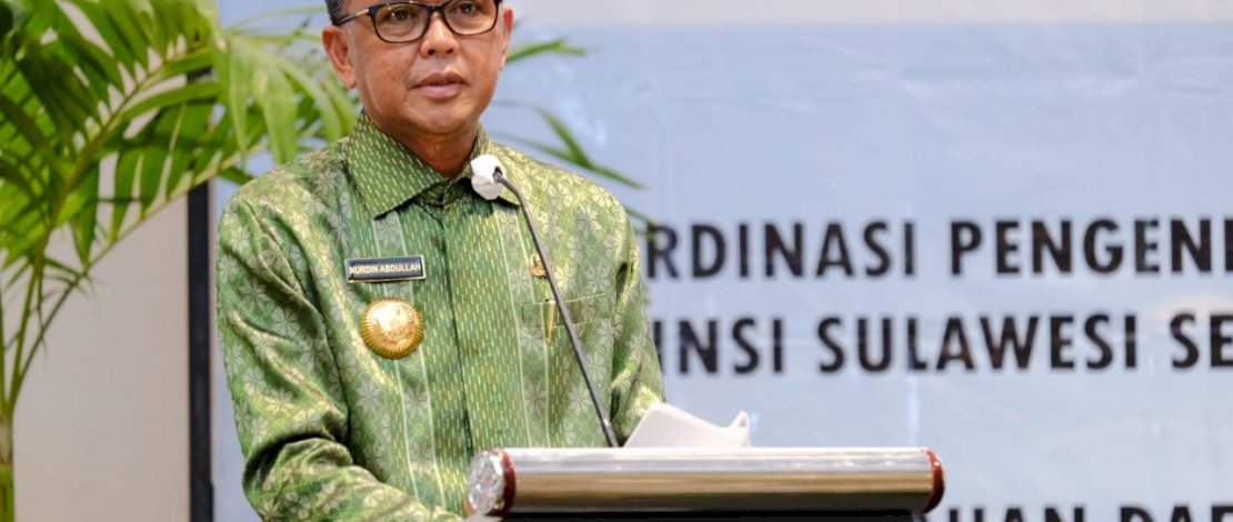Gubernur Sulawesi Selatan (Sulsel), Prof HM Nurdin Abdullah