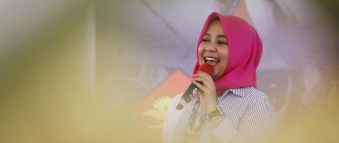Calon Wakil Wali Kota Makassar nomor urut satu, Fatmawati Rusdi 