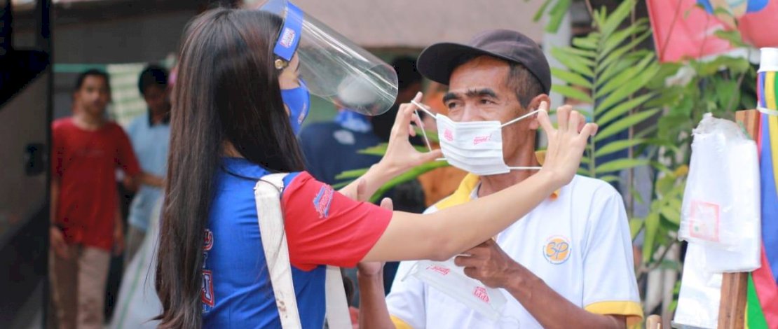 Membagi 4 Juta Masker dan 500.000 Handsanitizer, Appi-Rahman Mengutamakan Keselamatan Warga Makassar