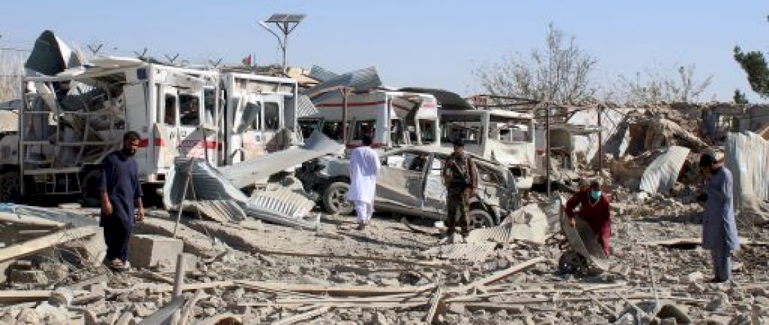 Bom bunuh diri di Afghanistan. Foto: AFP
