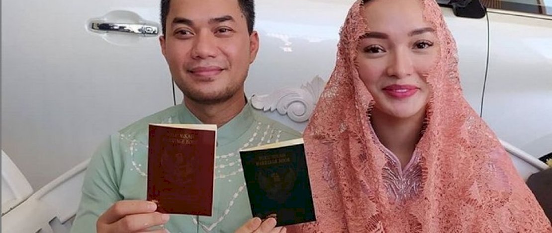 Zaskia Gotik dan Sirajuddin Mahmud. IST