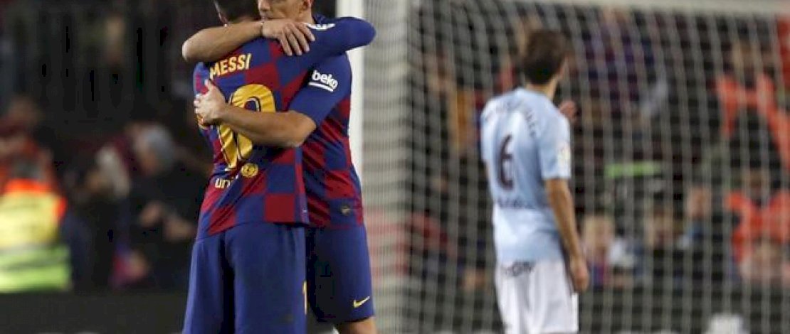 Luis Suarez mengakhiri petualangannya selama enam tahun di Barcelona. (AP Photo/Joan Monfort) Luis Suarez mengakhiri petualangannya selama enam tahun di Barcelona. (AP Photo/Joan Monfort)